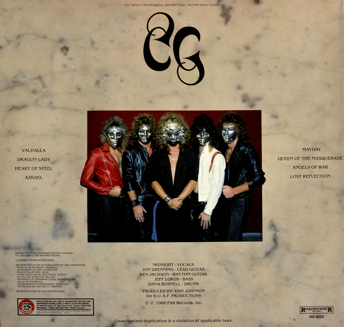 High Resolution Photo #11 Crimson Glory (Self-Titled)